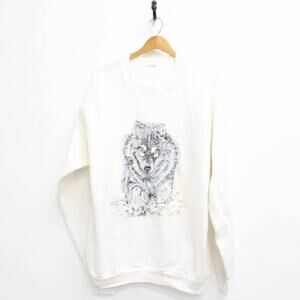 Vintage Snow Wolf Sweatshirt 2X XXL
